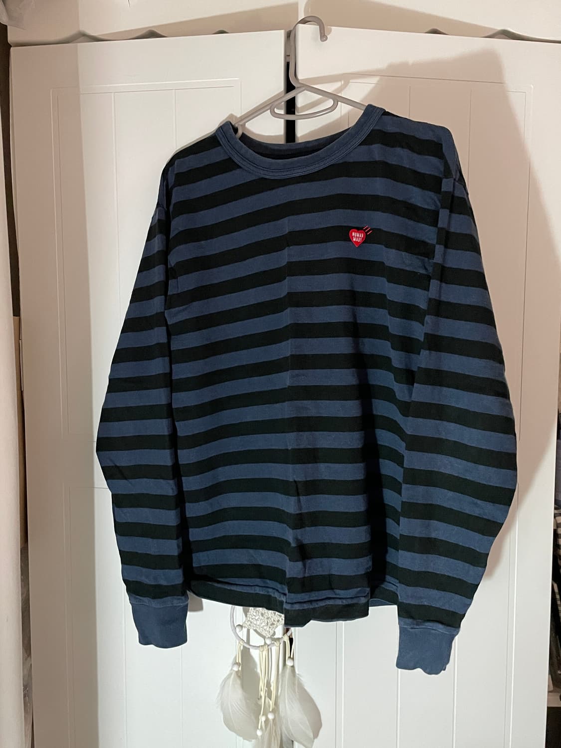 휴먼메이드 롱슬리브 티셔츠 네이비 상품이미지2