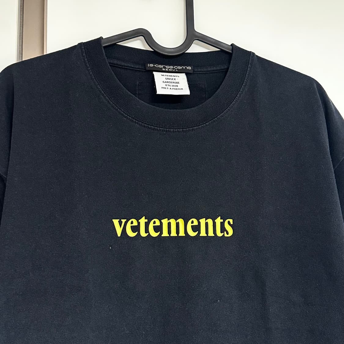 베르멍 로고 바코드 반팔 티셔츠 L사이즈 상품이미지6