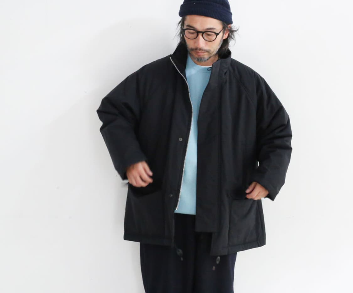 스틸바이핸드 스탠드칼라 패디드 하프 코트 48 상품이미지1