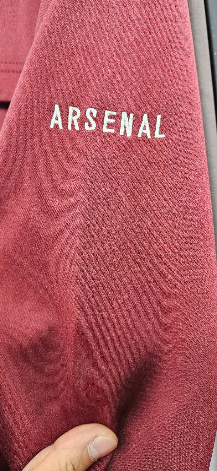 (정품 희귀)나이키 아스날 05/06 하이버리 써멀탑 버건디 L 상품이미지4