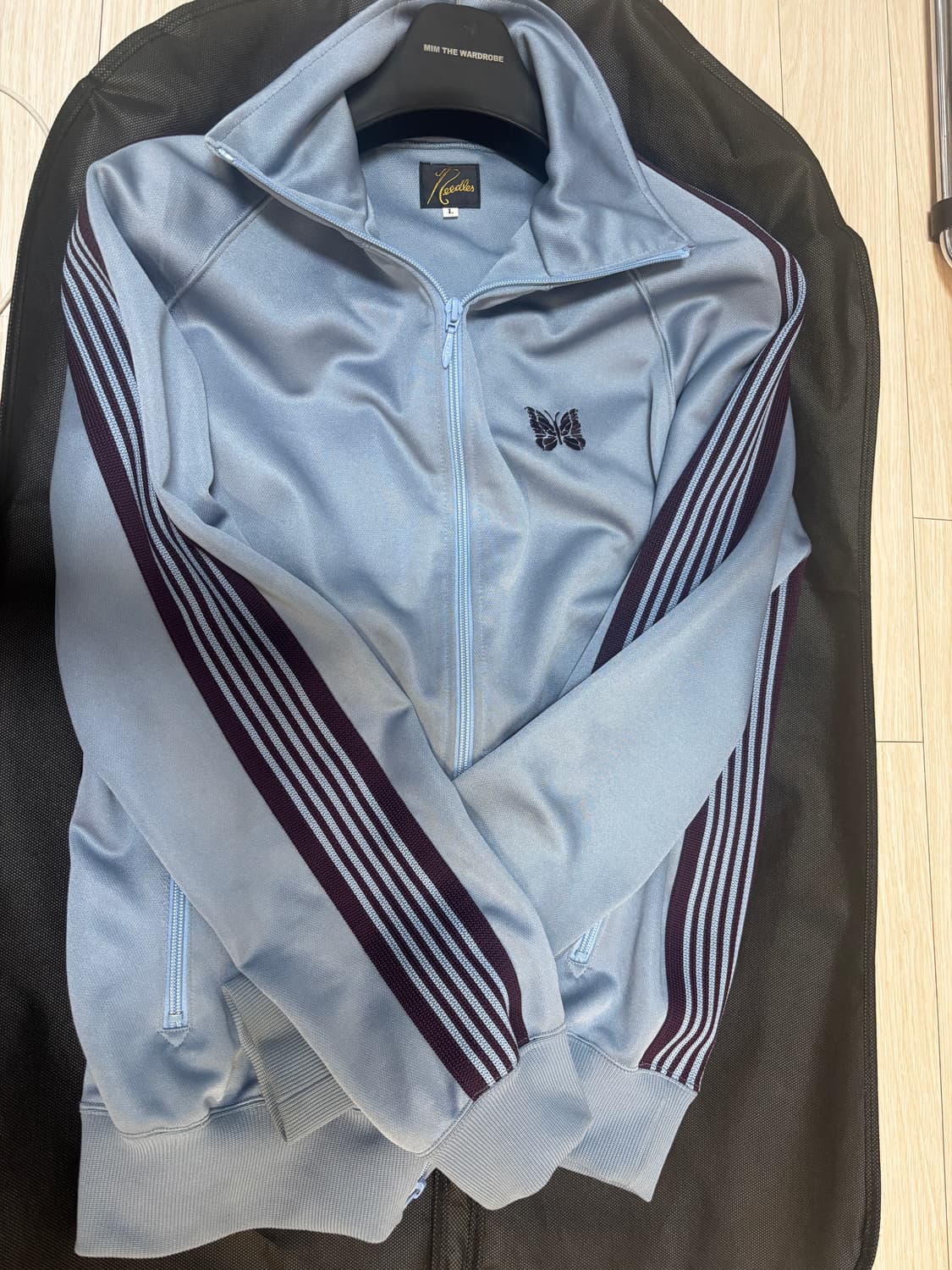 니들스 프릭스스토어 트랙 자켓 폴리 스무스 삭스 블루 L 상품이미지2