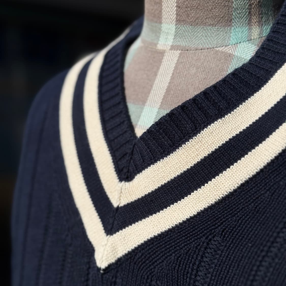 브룩스 브라더스 코튼 블랜드 브이넥 스웨터 S 상품이미지7