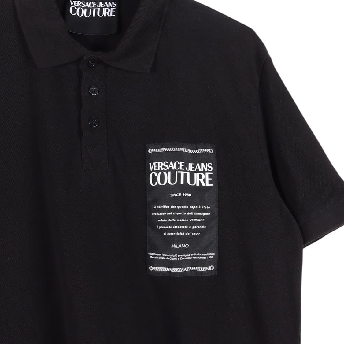 베르사체 진스 VERSACE JEANS 반팔 카라 티셔츠 XL 상품이미지4