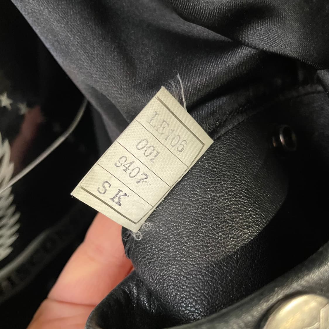 90s 할리데이비슨 가죽 바시티자켓 상품이미지10