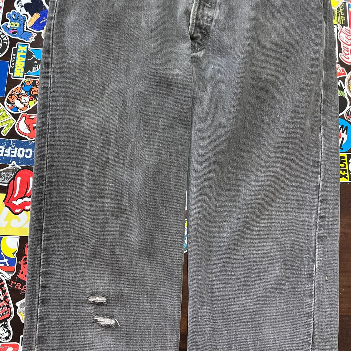 90s USA 리바이스 501 블랙 진 데님 팬츠 32 상품이미지5