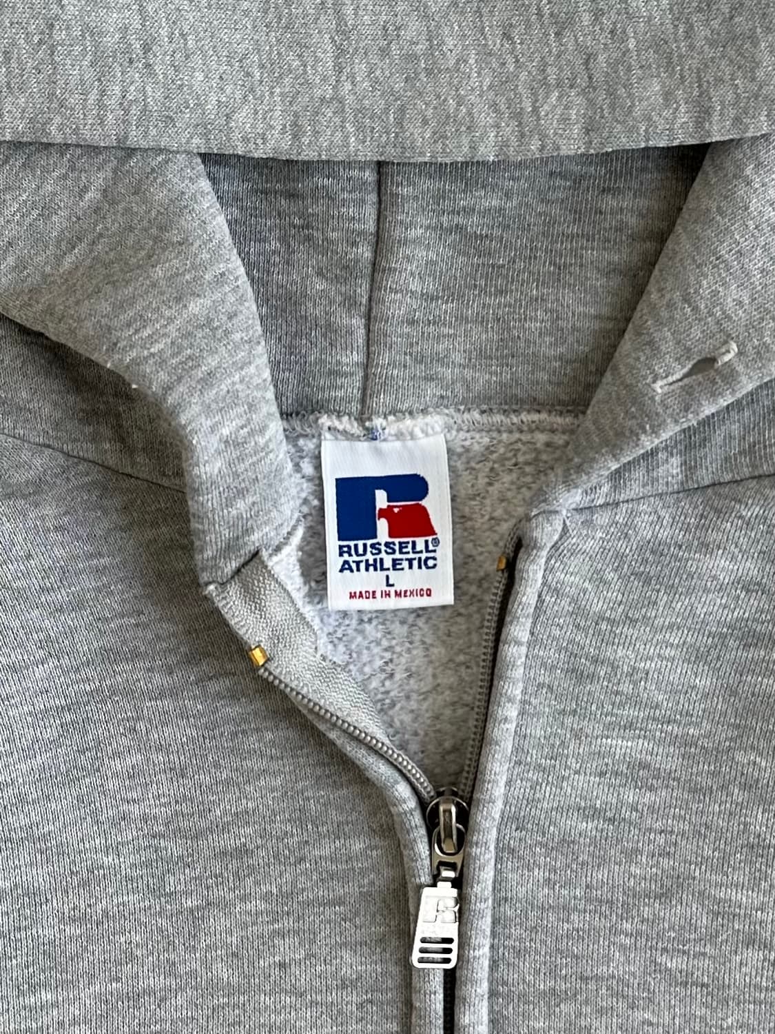 90s 빈티지 러셀 후드집업 그레이 L 상품이미지5