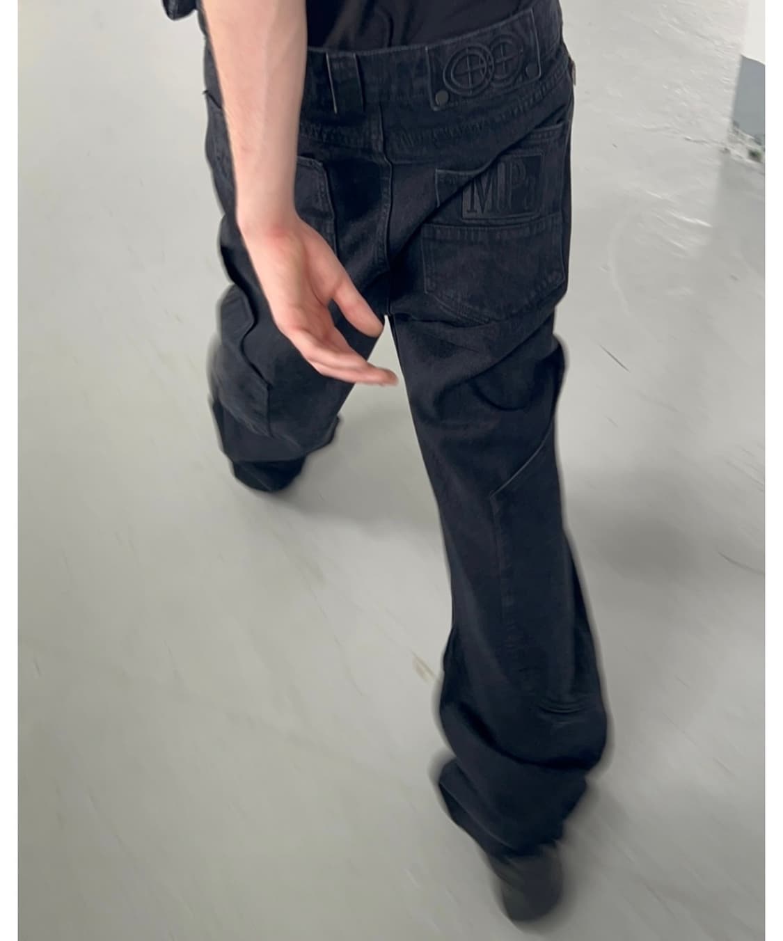 (L) Plastic product calf pocket pant 상품이미지1