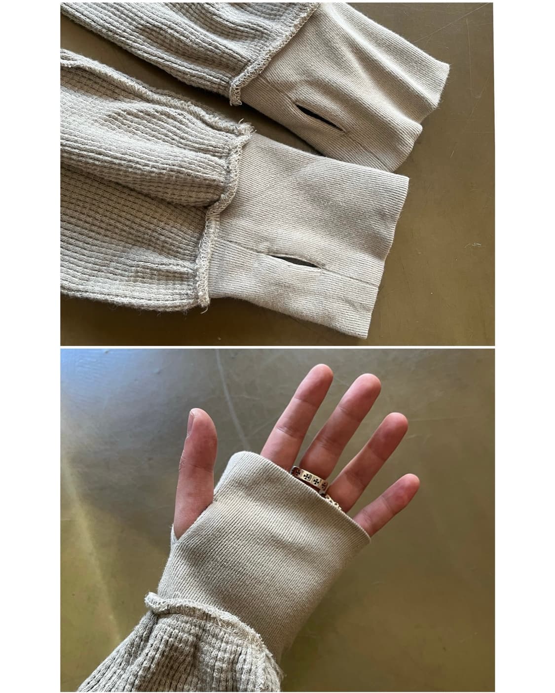 Chico Japanese Lace-up Waffle Knit 상품이미지4