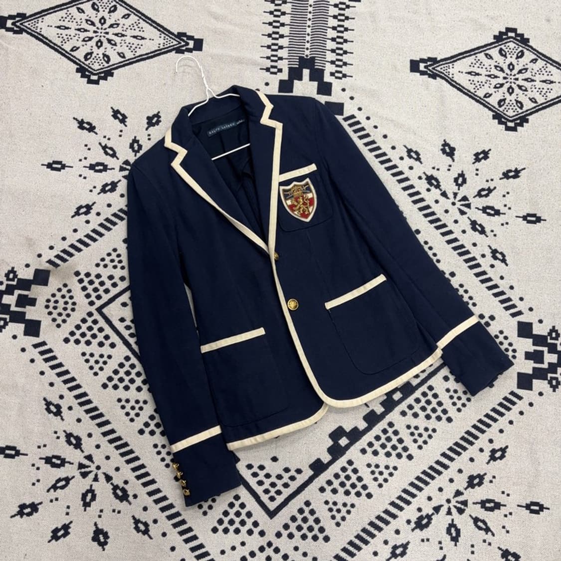 폴로 랄프로렌 금장 엠블럼 와펜 클래식 블레이저 2 P00054 상품이미지1