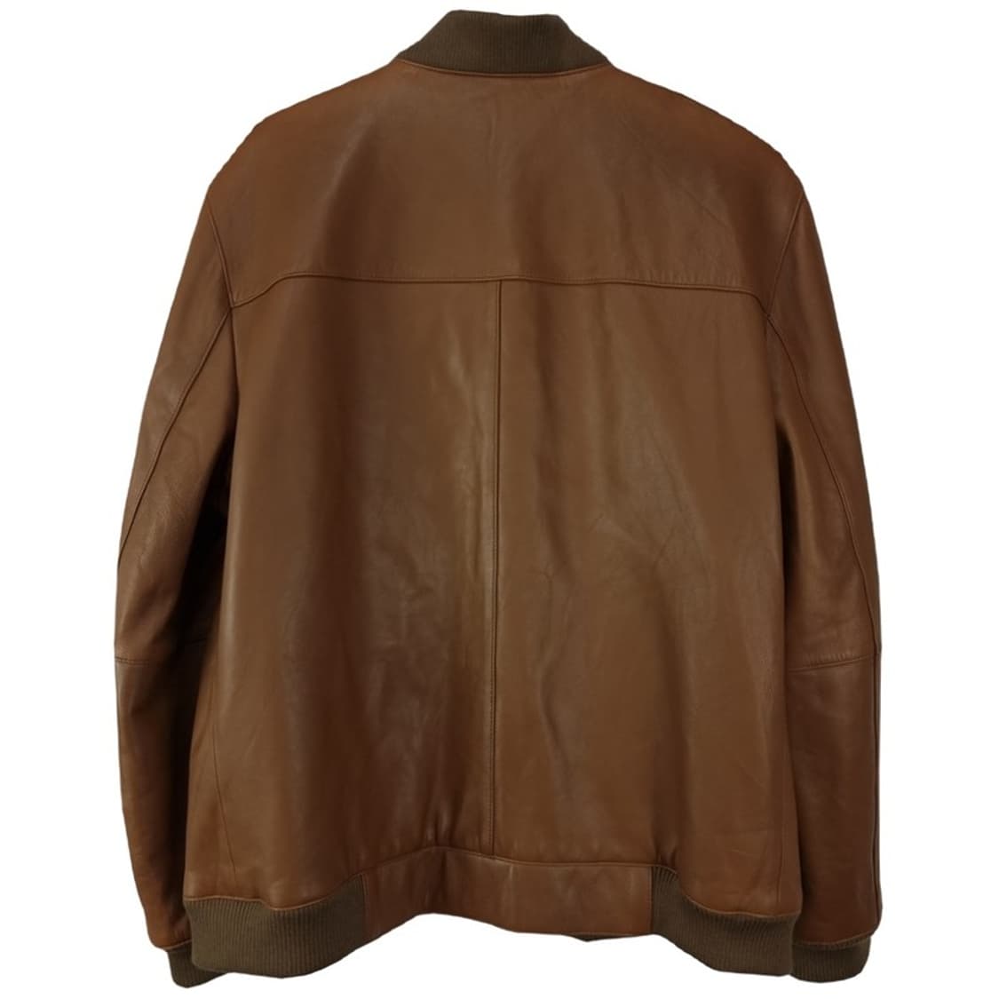 [빈티지] 리얼 쉽스킨 레더 양가죽 블루종 자켓 브라운 M19563 상품이미지3