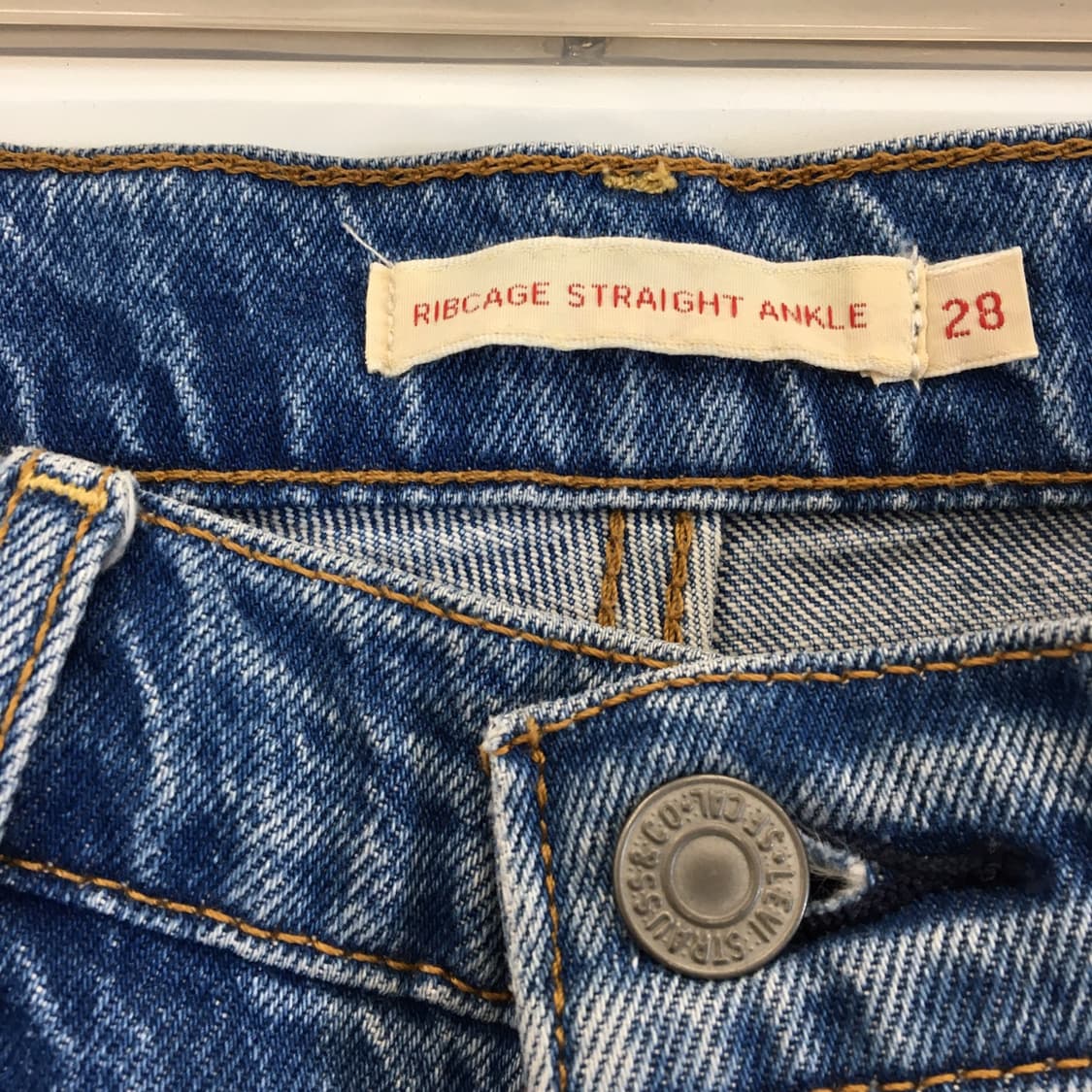 리바이스 프리미엄빅E탭 립케이지 스트레이트 앵클데님 27 인치  상품이미지2