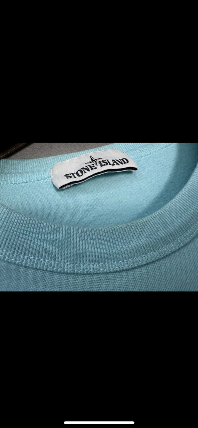스톤아일랜드 와펜 크루넥 스웨트셔츠 아쿠아 롱슬리브 H2505 상품이미지9