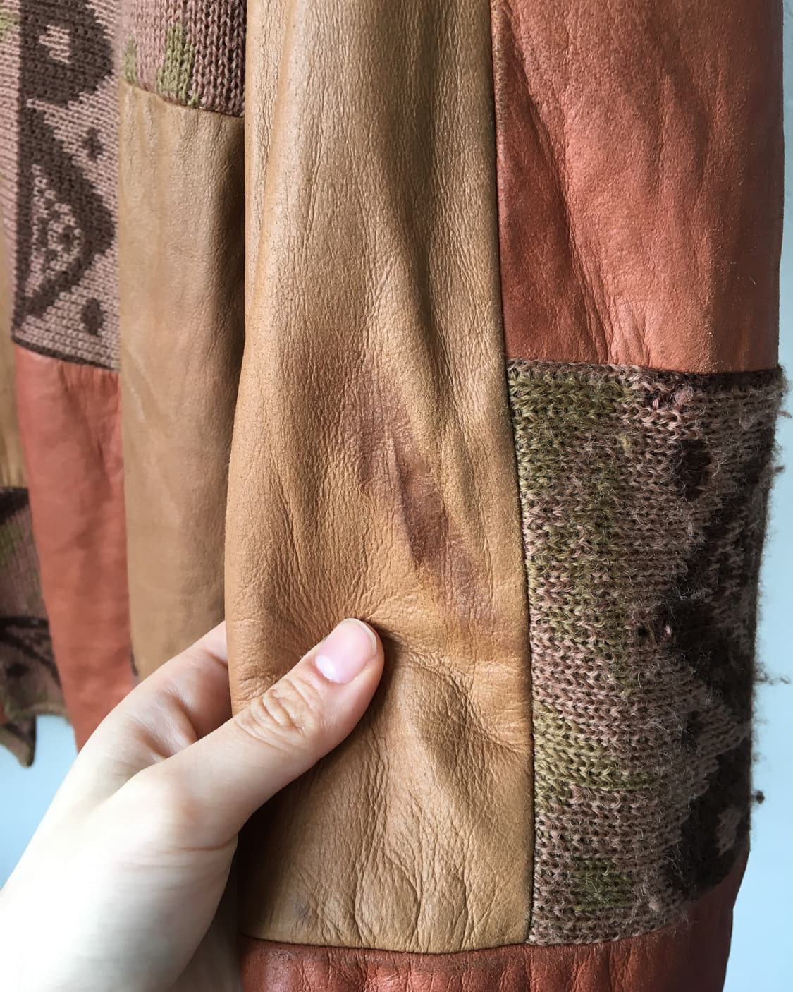 Nomadic mood leather coat 상품이미지5