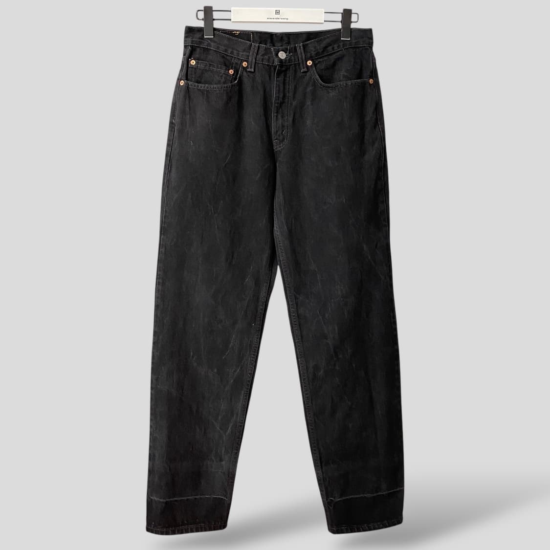 (32)90s 리바이스550 흑청 데님 청바지 상품이미지1