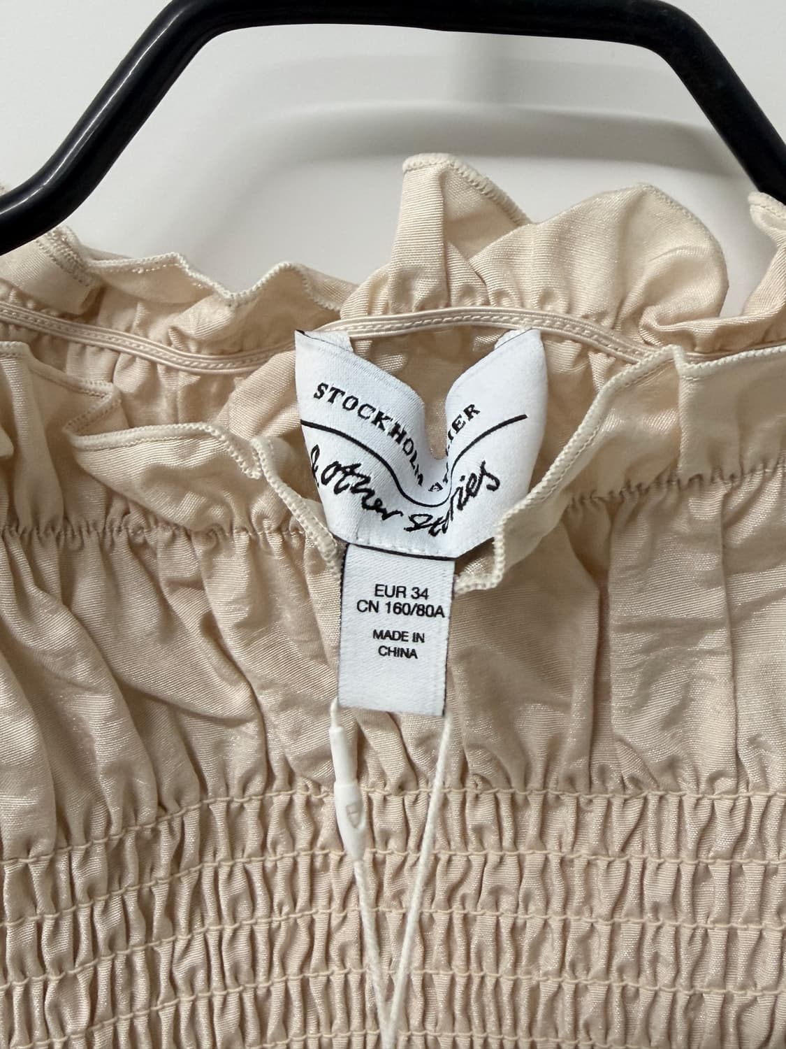 앤아더스토리즈 셔링 블라우스 EUR 34 (새제품) 상품이미지3