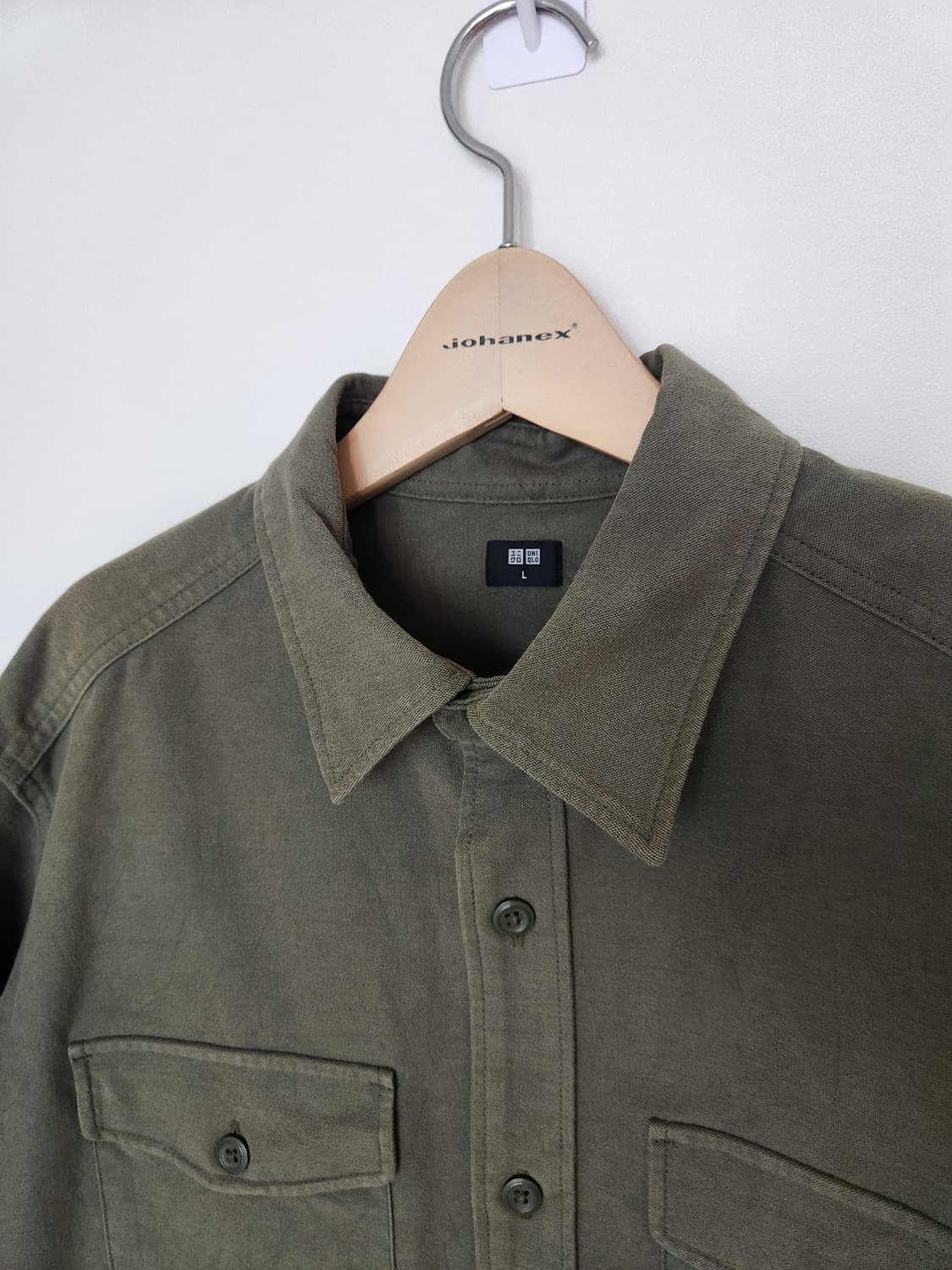 남자 유니클로 유틸리티 오버셔츠 L 상품이미지3