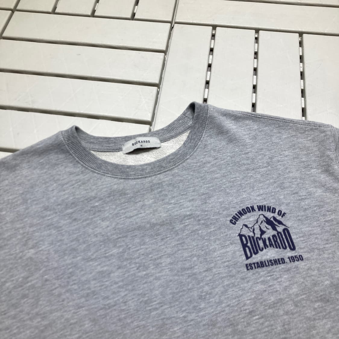 [M]버커루 백프린팅 맨투맨 0306 상품이미지2