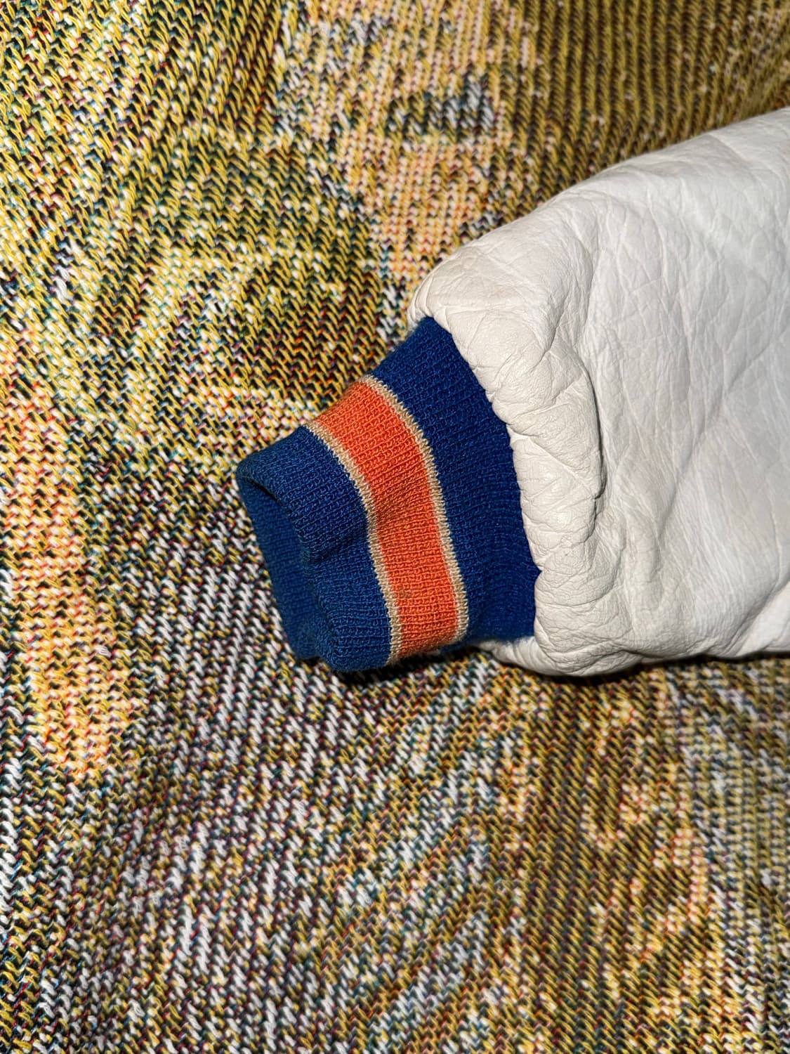 90s 뉴욕메츠 PYRAMID 야구(mlb) 가죽 바시티 자켓 L 상품이미지7