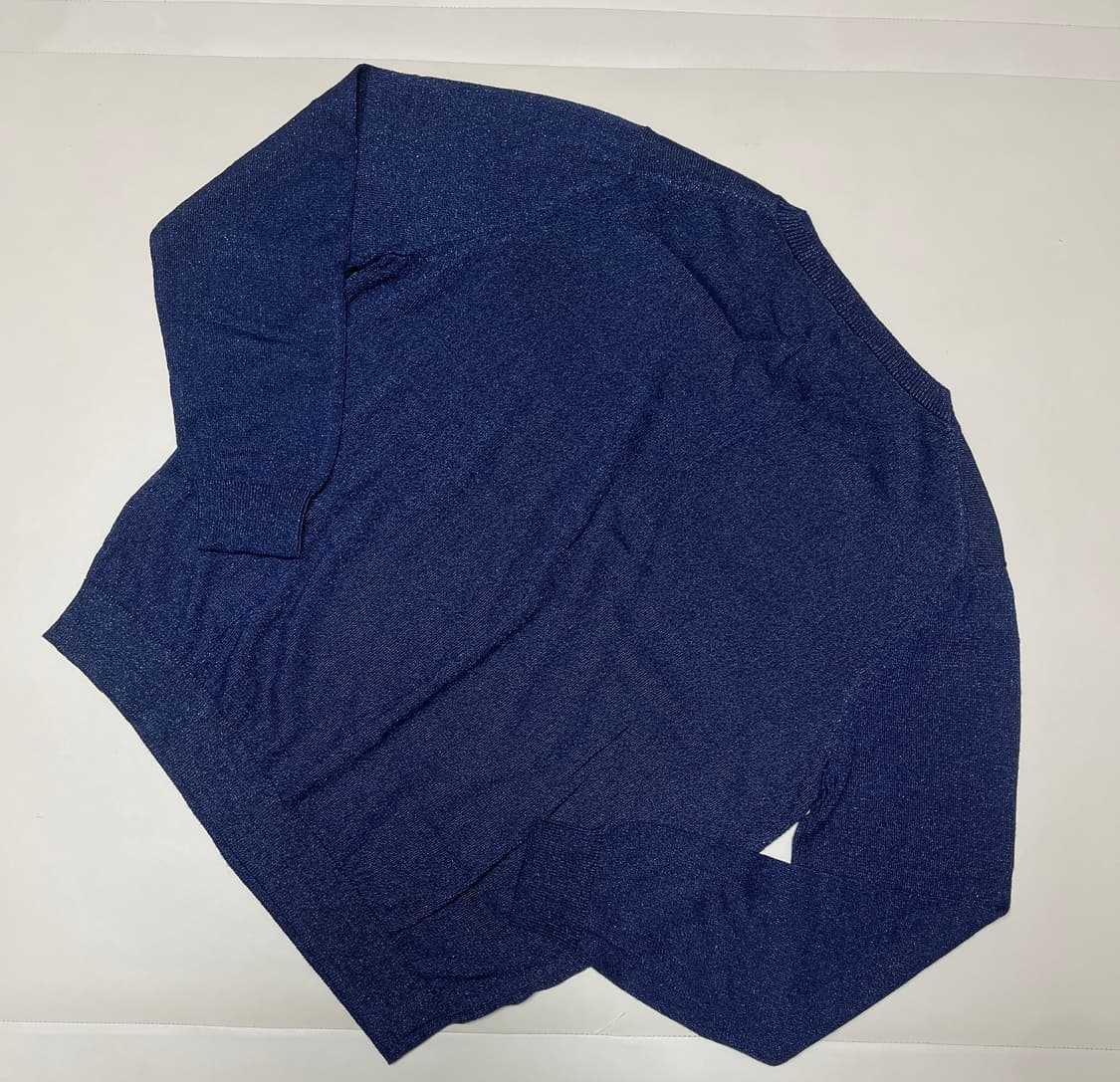 안나수이 네이비 라운드넥 니트 상품이미지2