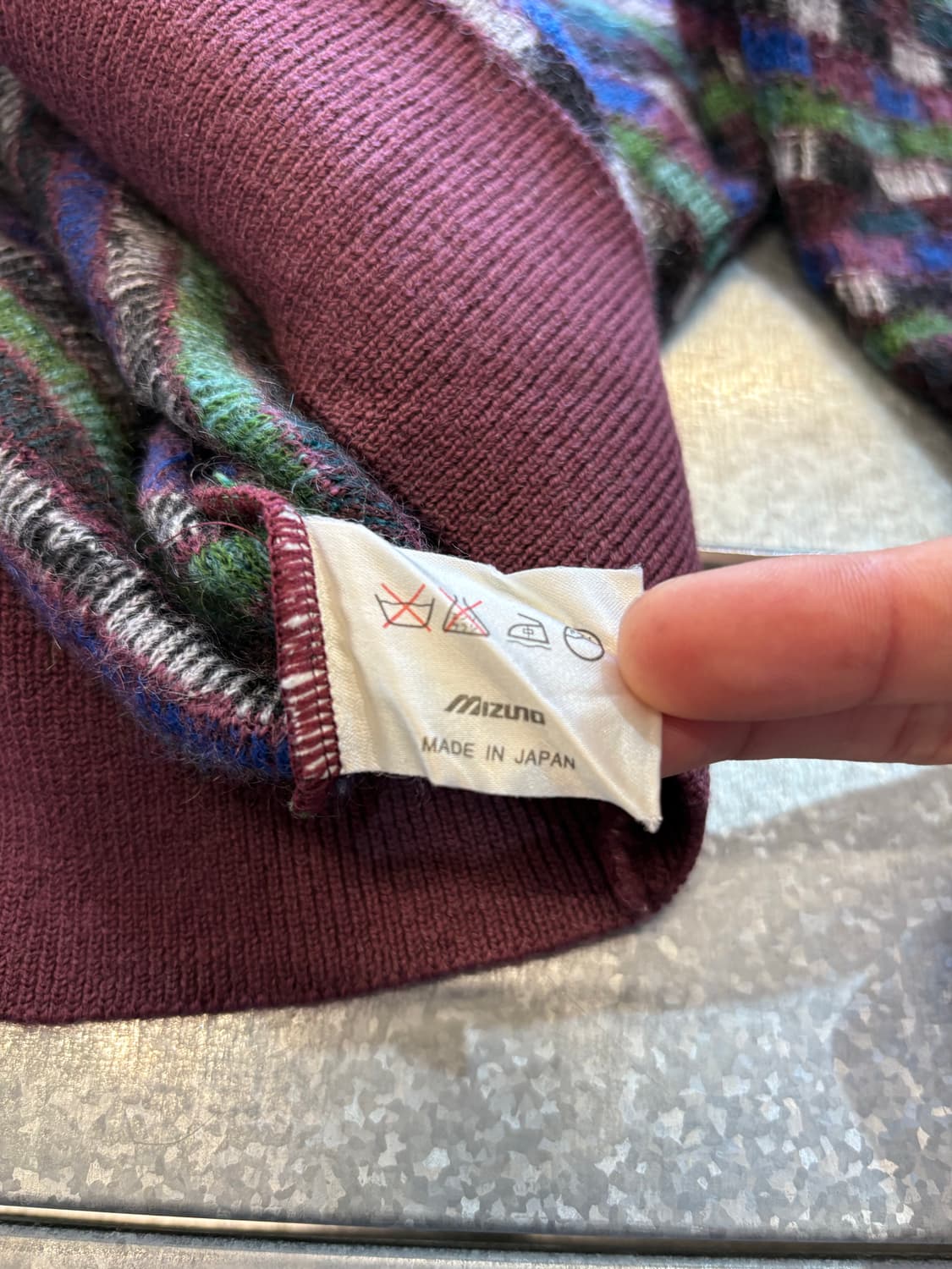 90s Mizuno japan 빈티지 패턴 니트 상품이미지5