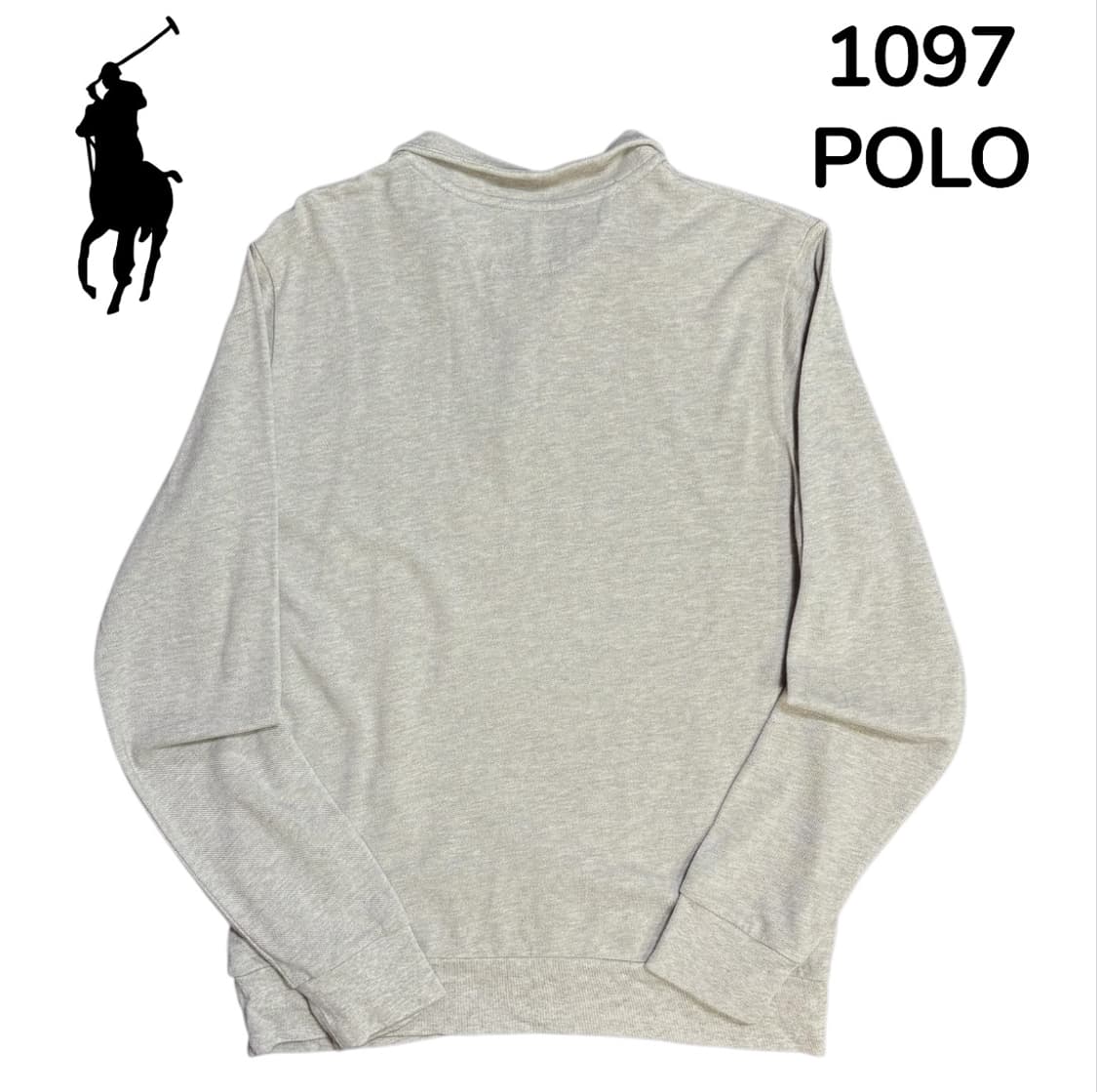 폴로 랄프로렌 신형탭 그레이 반집업 니트 맨투맨 보이즈 L  상품이미지3