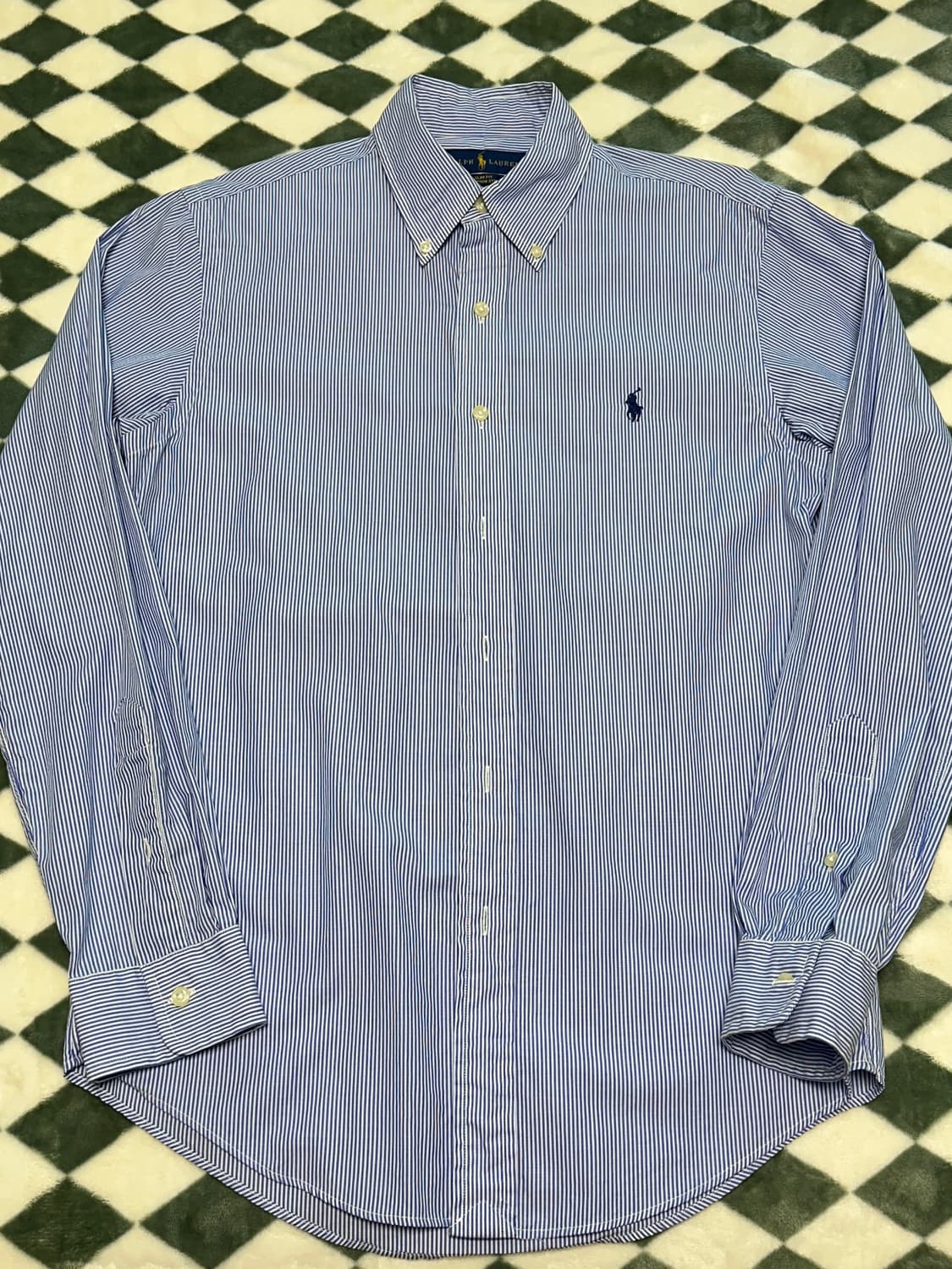 [정품]폴로 랄프로렌 스트라이프 셔츠 슬림핏 S 상품이미지2