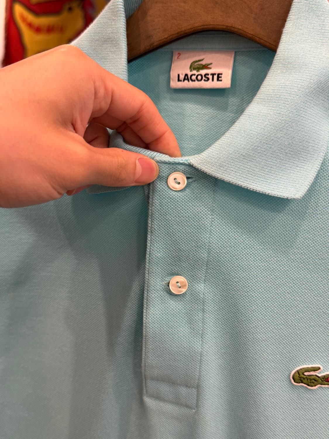 Lacoste 라코스테 pk 반팔 티셔츠 (mint) 상품이미지3