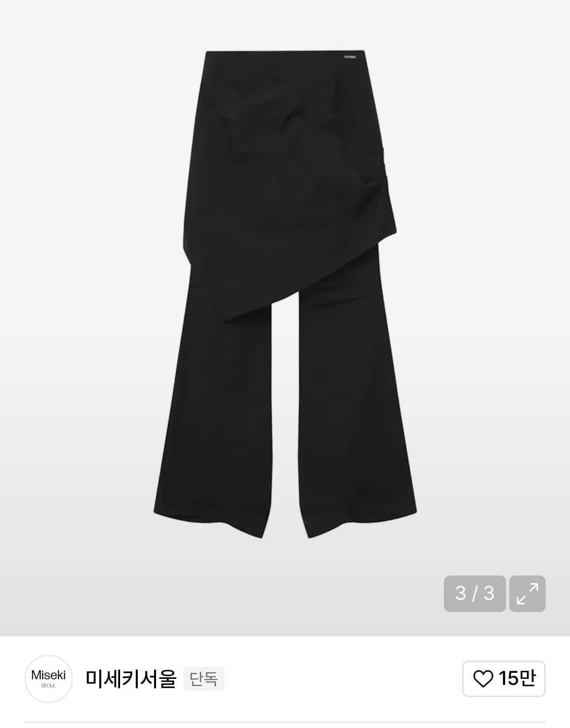 미세키서울 팬츠-스커트 세트 상품이미지3