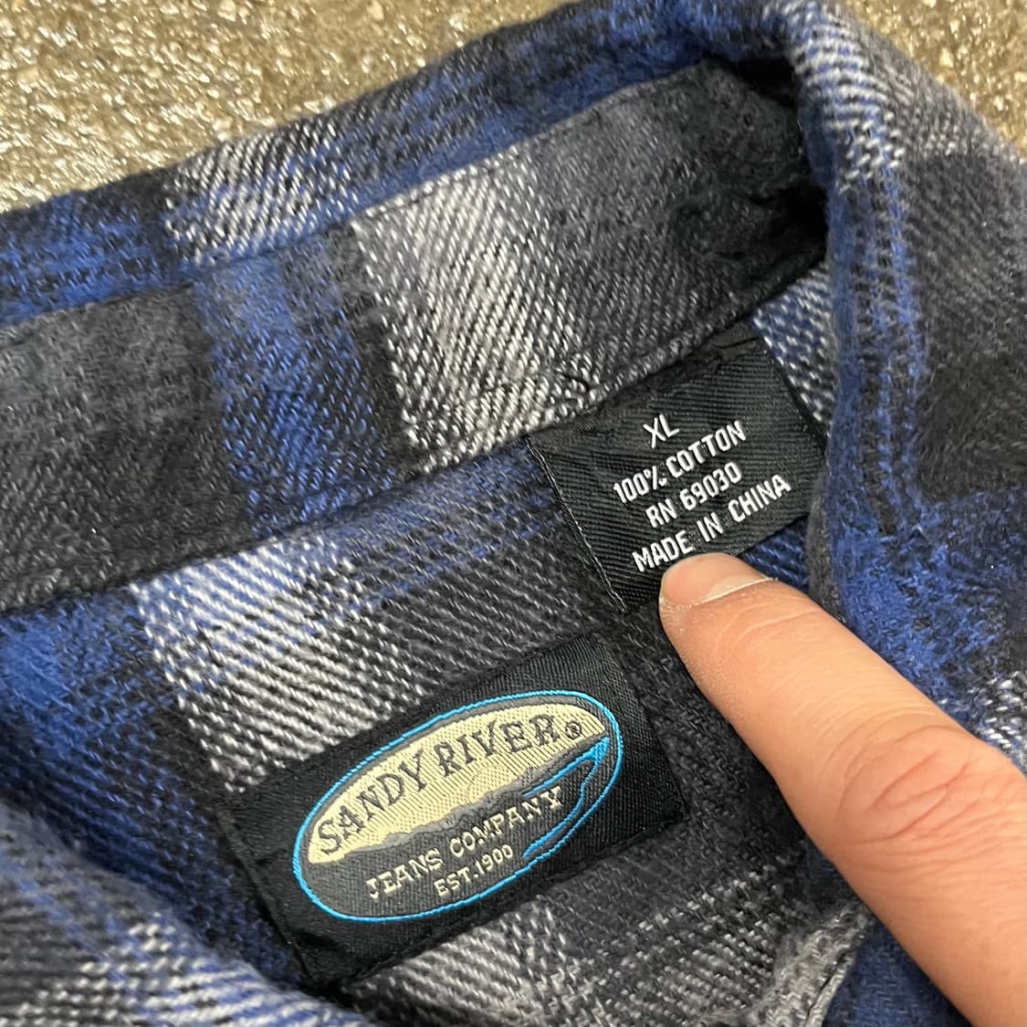 빈티지 웨스턴 플란넬 셔츠 (110) 상품이미지7