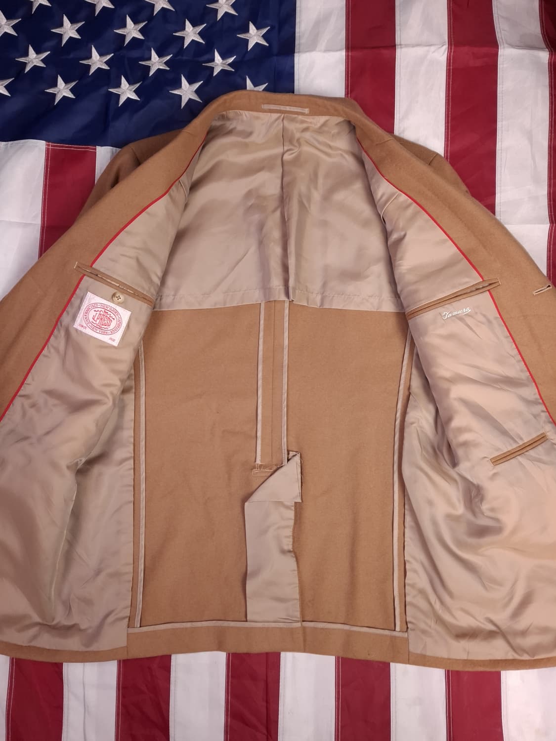 오리지날 새제품급 90's 일본판 제이프레스 울 금장 블레이져 상품이미지9