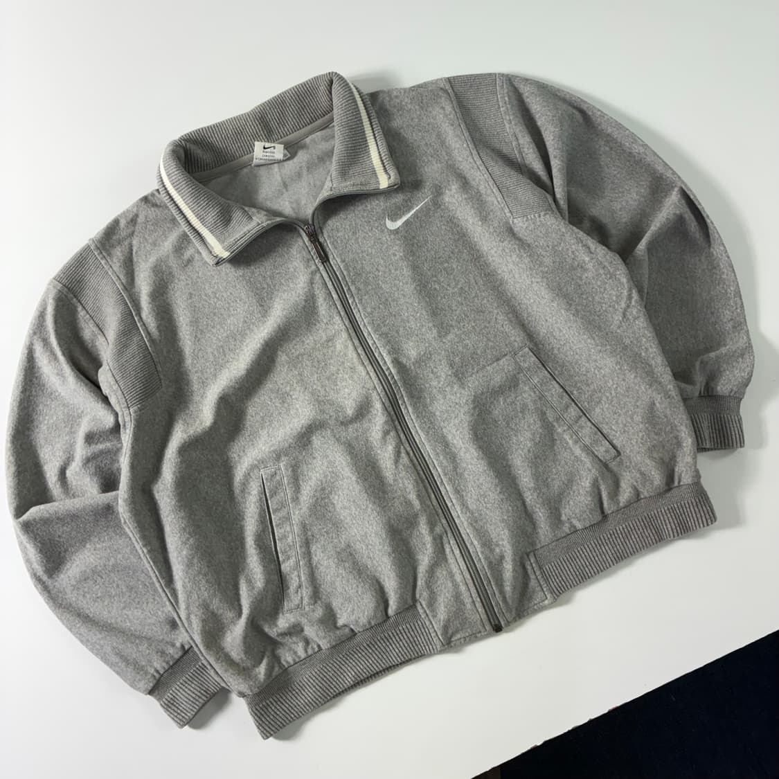 Nike  나이키 90,s 올드스쿨 빅로고 그레이 집업  상품이미지3