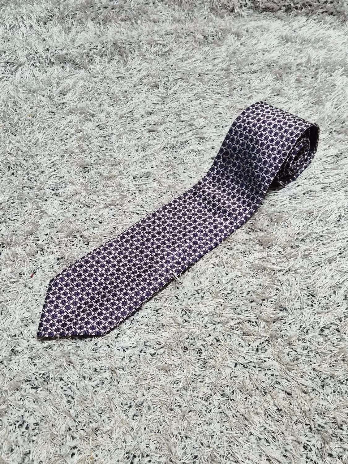 에르메네질도제냐Zegna 패턴 넥타이 Free - N75 상품이미지1