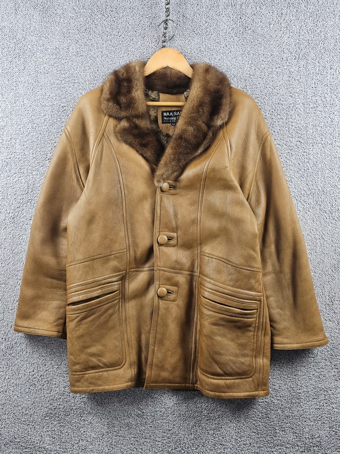NAA SAN 양털 양가죽 무스탕 코트 ( 100 ) / 11015 상품이미지1