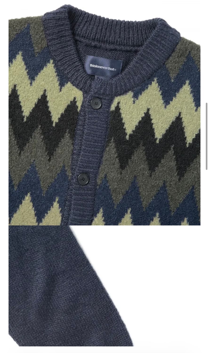 [M] 디네댓 chevron knit cardigan  상품이미지3