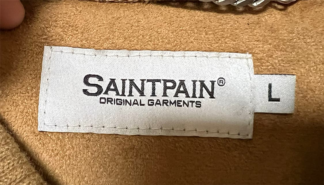 세인트페인 남자 스웨이드 양털 블루종자켓 겨울 L 100  상품이미지3