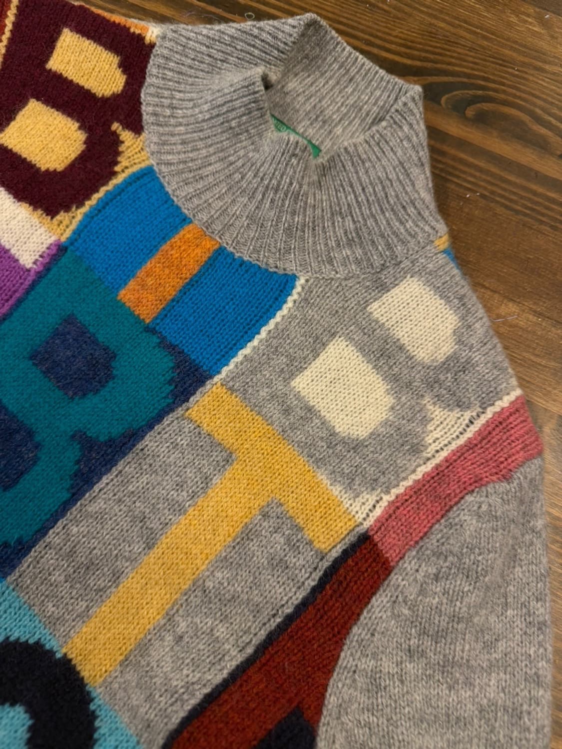 베네통 모호크넥 램스울니트 여성55 상품이미지7