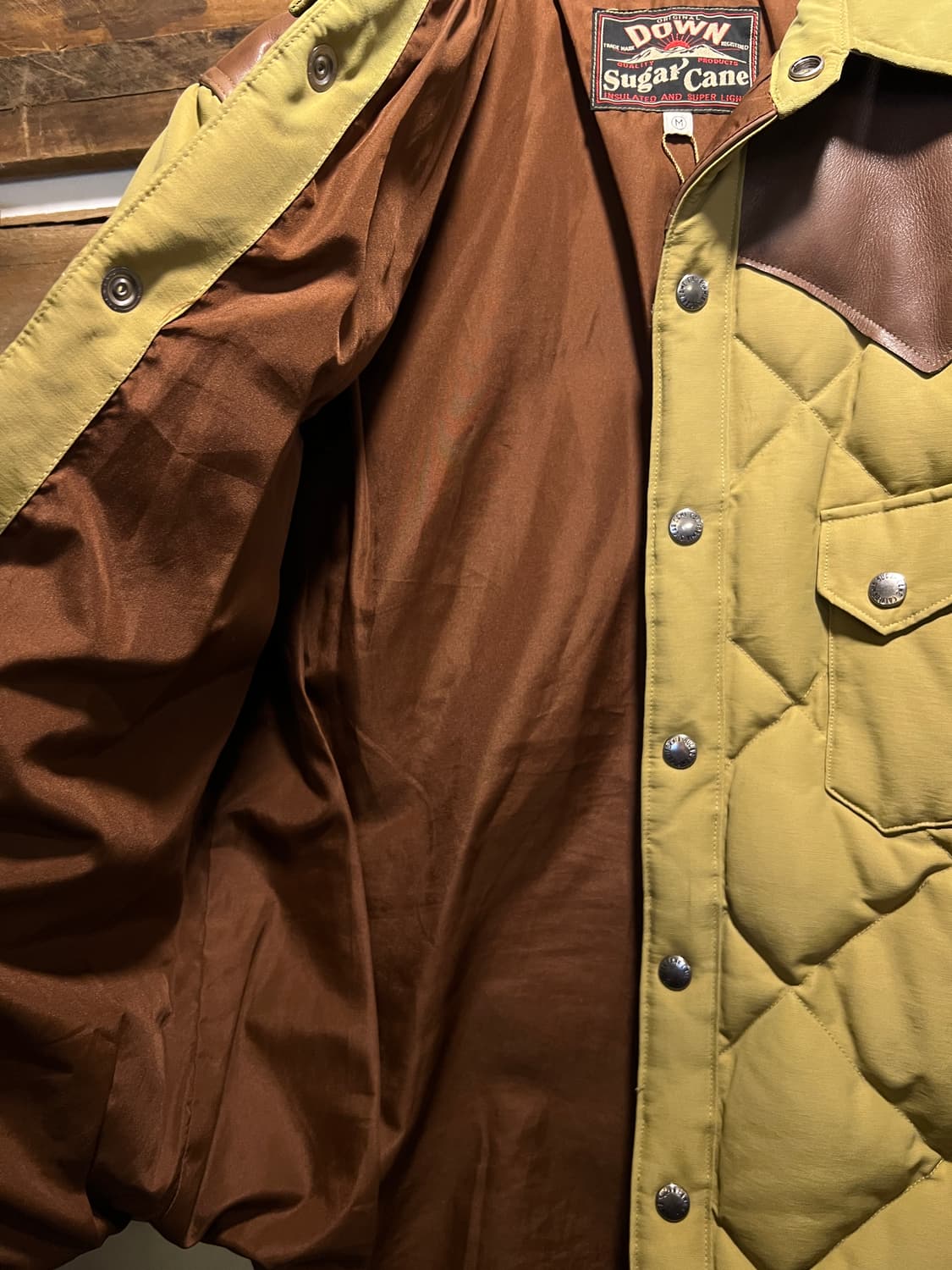 [M]슈가케인 요크 퀼팅 다운 패딩 상품이미지7