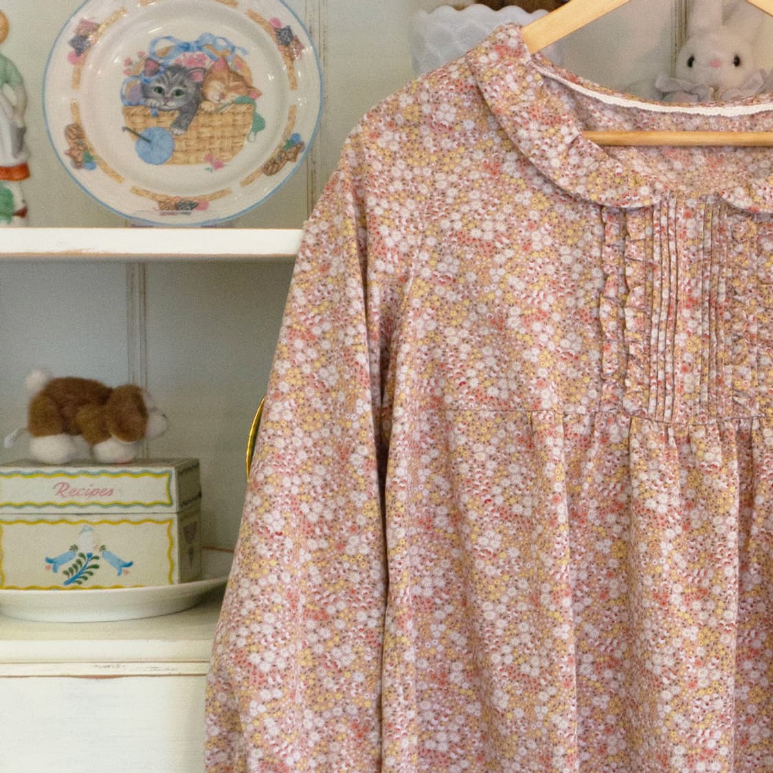 [earth music&ecology] 꽃바구니 블라우스 상품이미지2