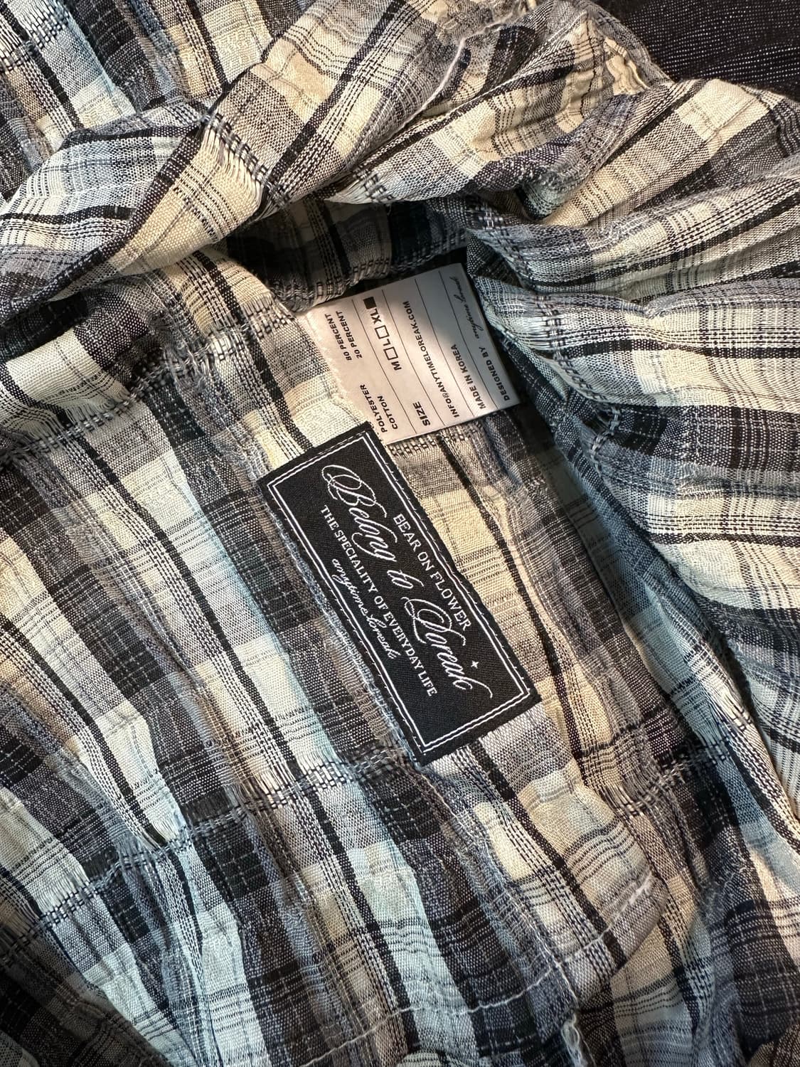 애니타임로릭-IRIS SHIRT 블랙 XL 상품이미지7