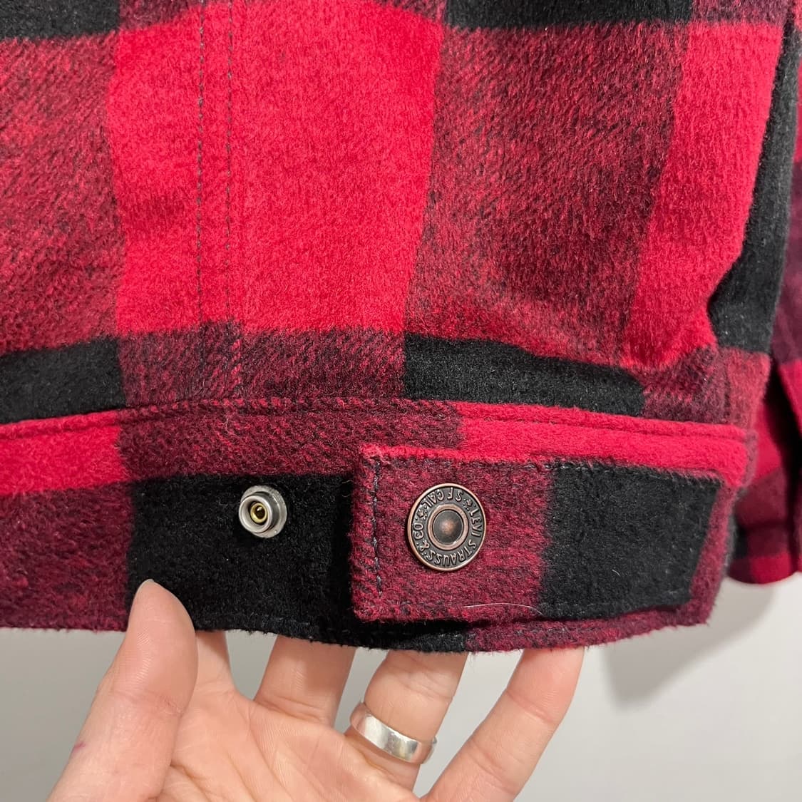 리바이스 헤비 체크 세르파 자켓 상품이미지9