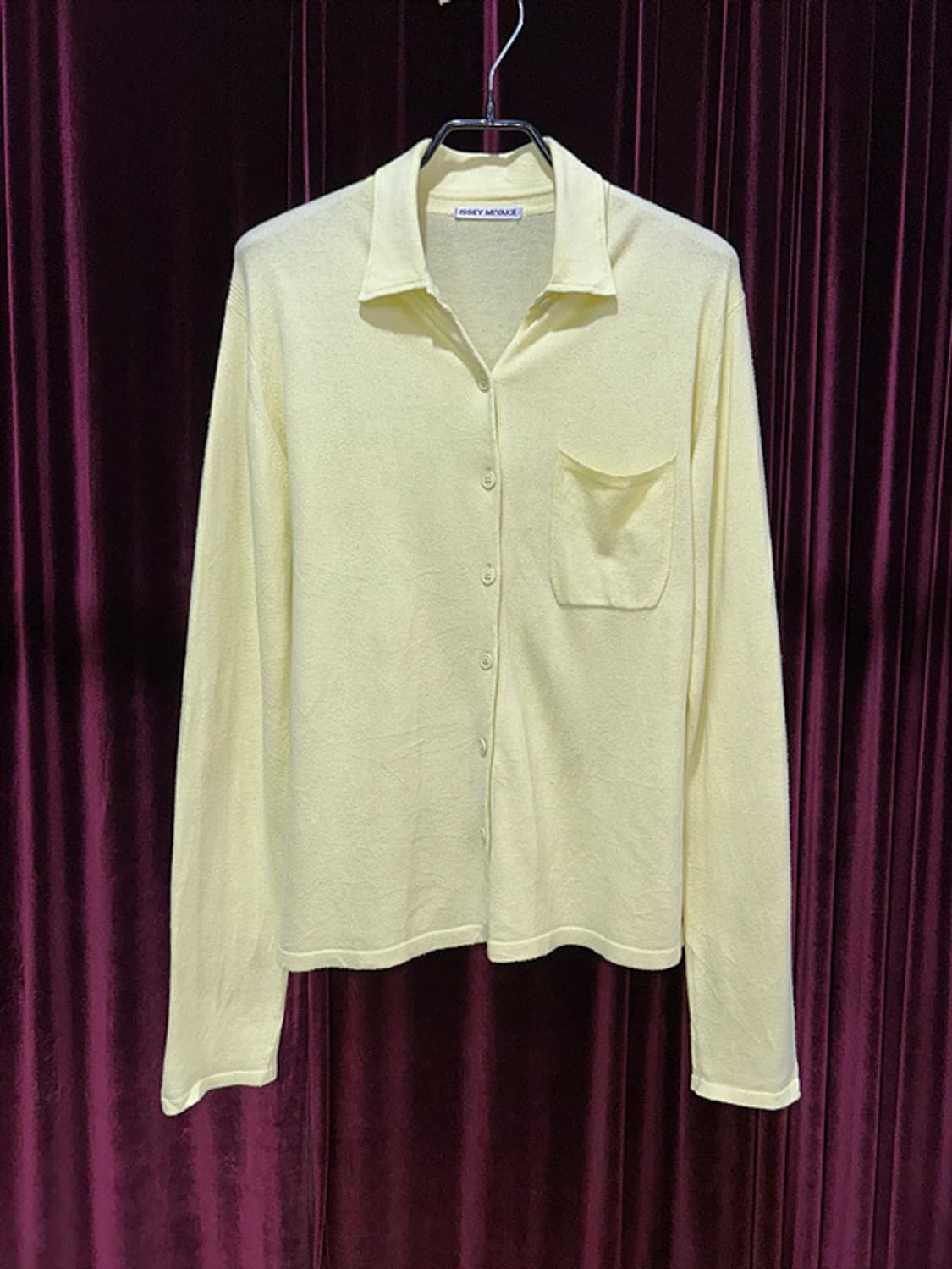ISSEY MIYAKE lemon knit shirts 상품이미지1