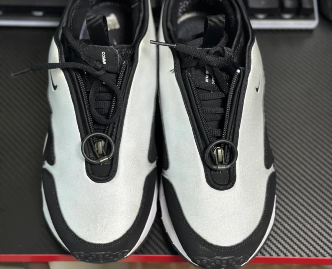💗나이키 꼼데가르송 에어맥스 선더 SP 흰검 255사이즈 상품이미지1