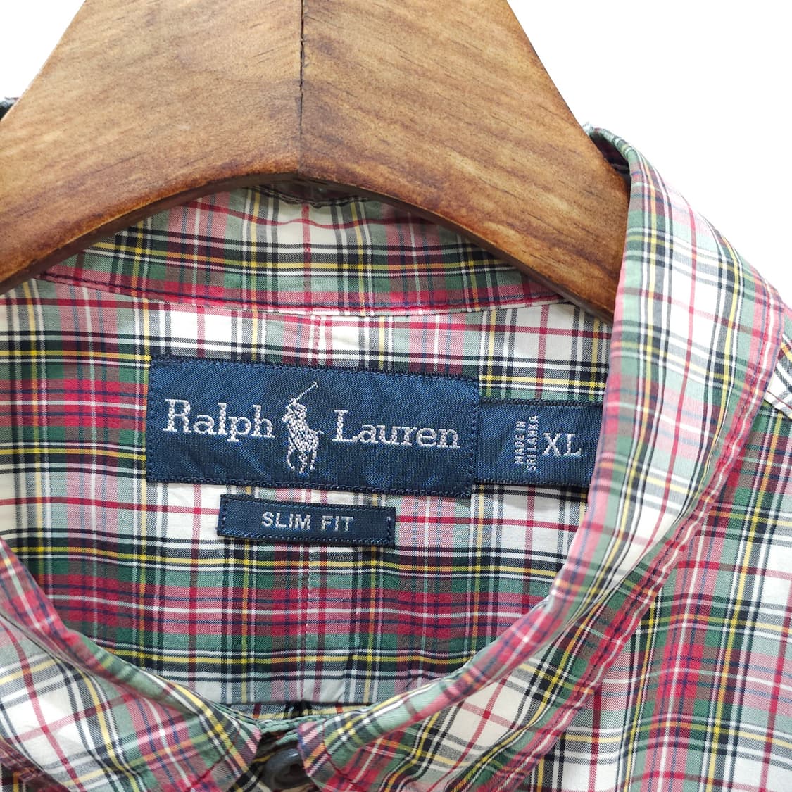 랄프로렌 슬림핏 체크 셔츠 - XL 상품이미지7