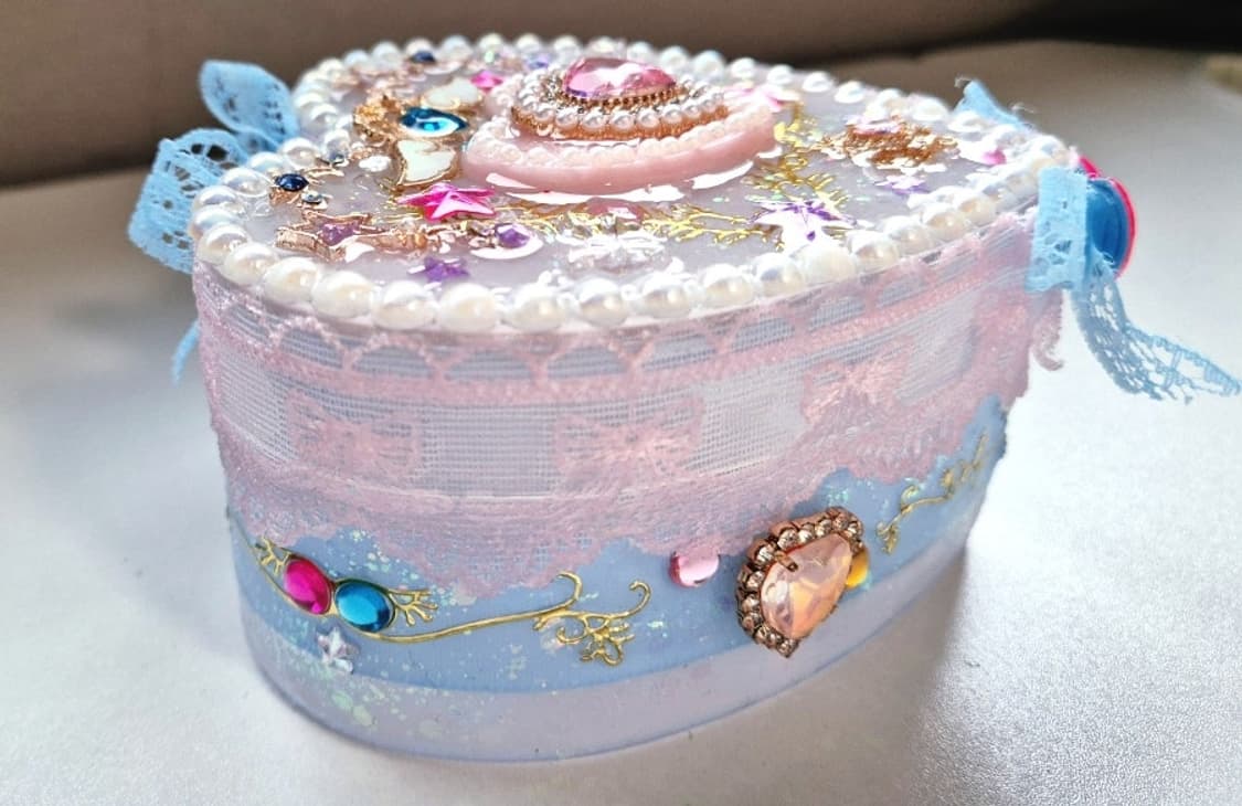 핸드메이드새상품)페어리계스타일 몽환적인 보석함 소품함 메르헨 상품이미지2