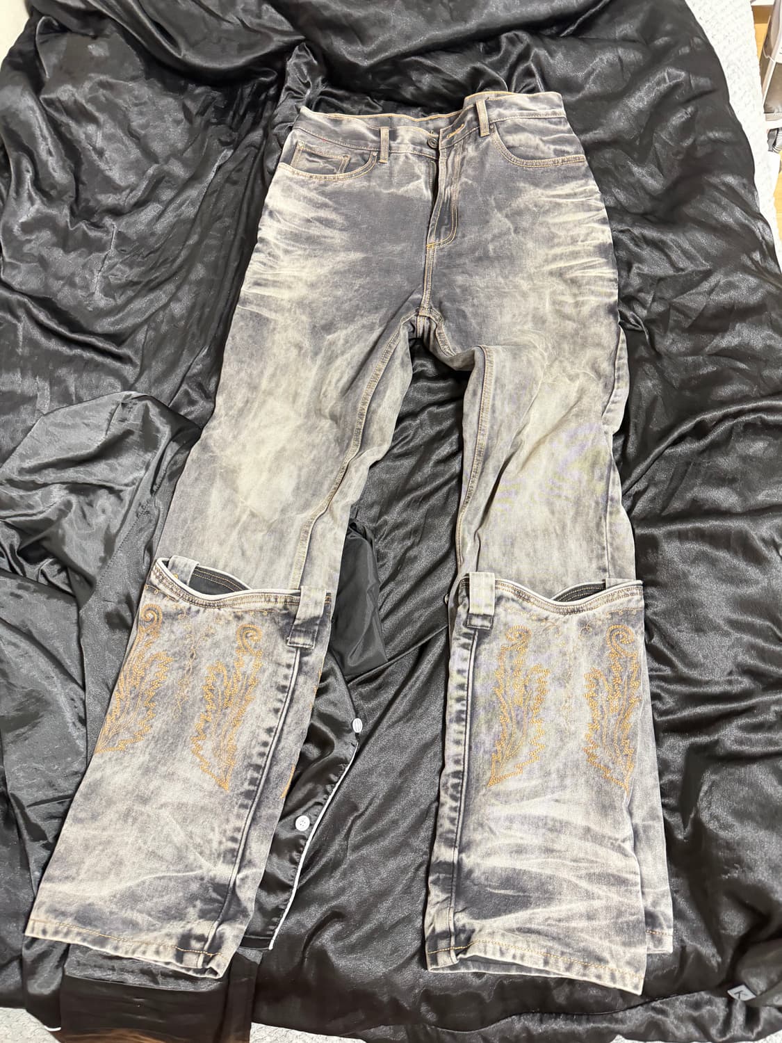 [30] Y/project 와이프로젝트 카우보이 커프스 흑청 상품이미지2