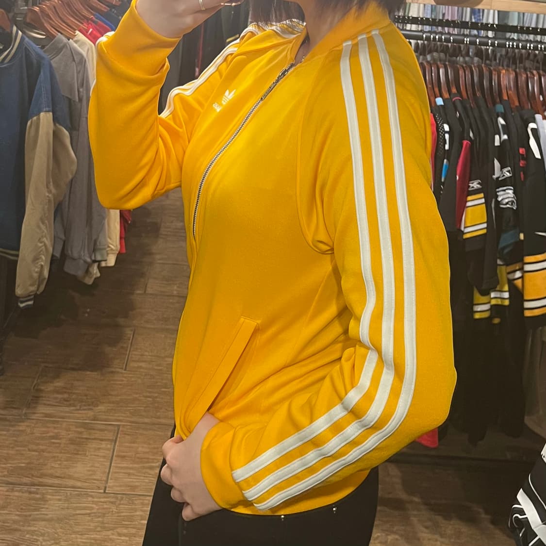 [HI] 아디다스 집업 옐로우 상품이미지4