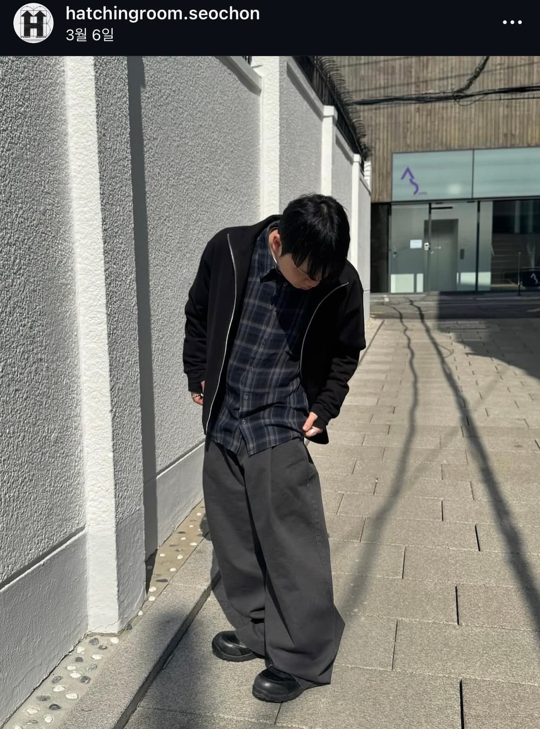 [4] 해칭룸 Middle Cardigan Black 상품이미지4