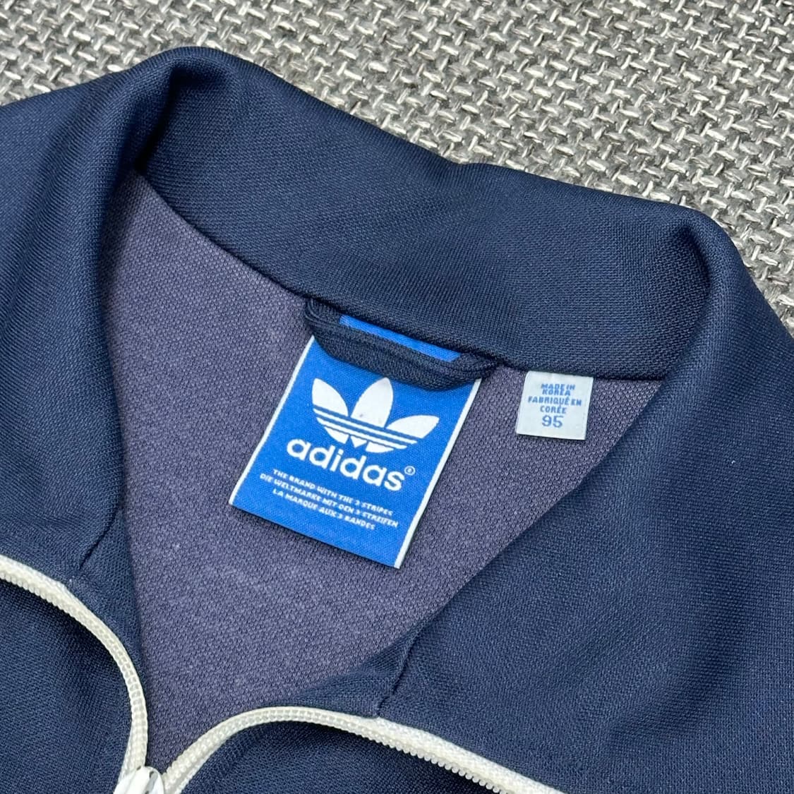 아디다스 구형 자수로고 네이비 유로파 빈티지 져지 95 상품이미지7