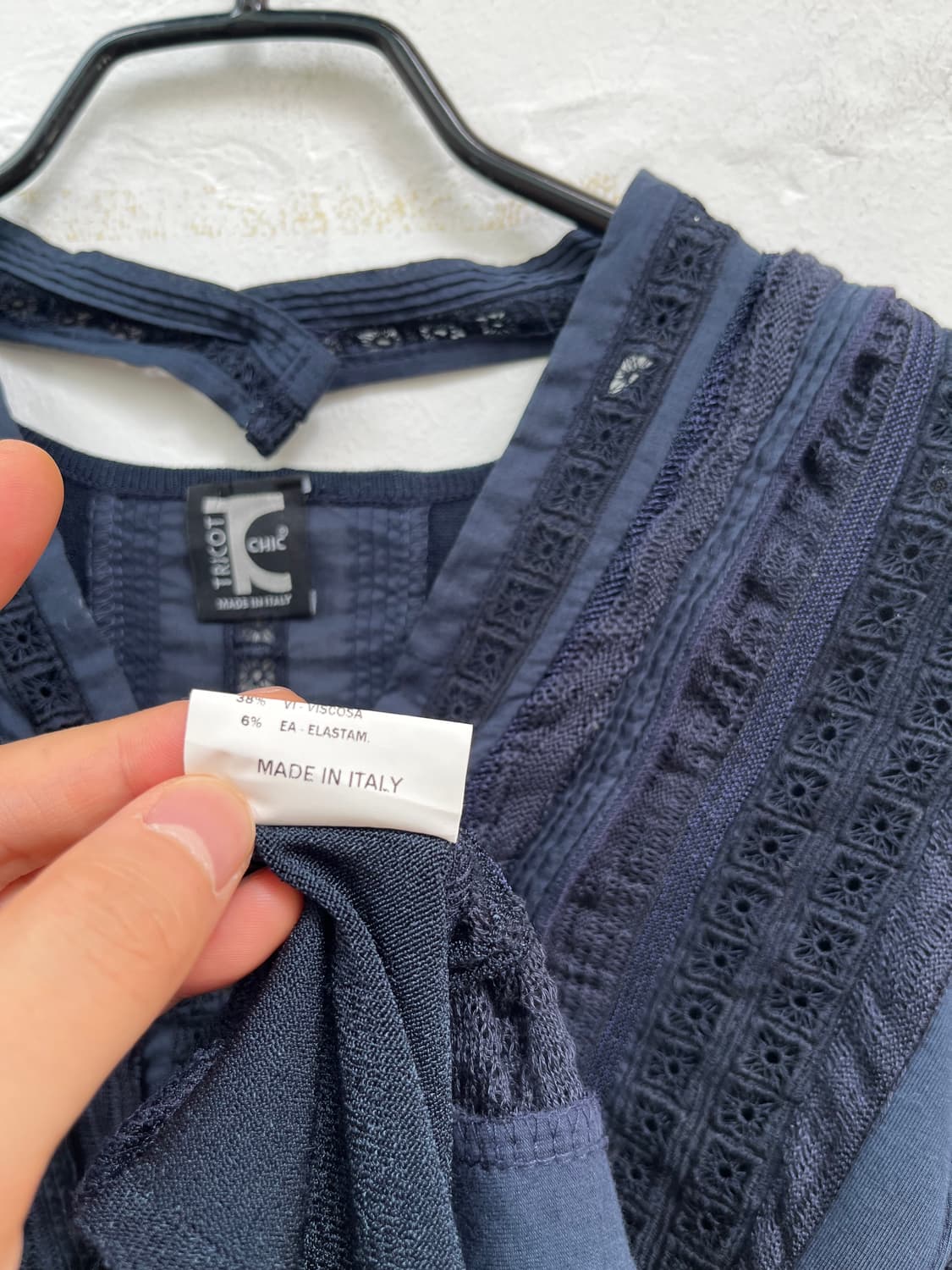 Tricot chic 네이비 가디건 블라우스 상품이미지4