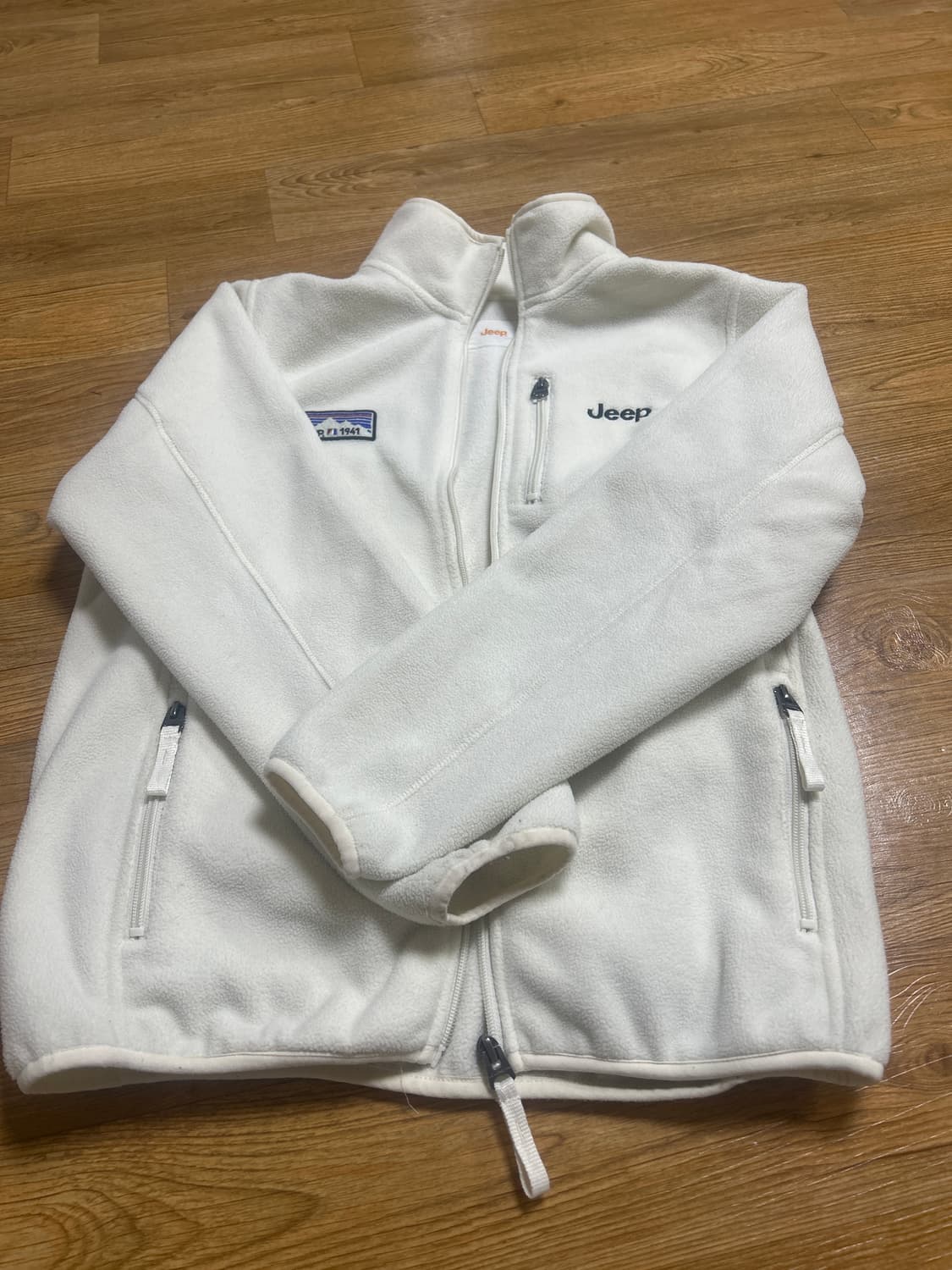 지프 아이보리 후리스 상품이미지2